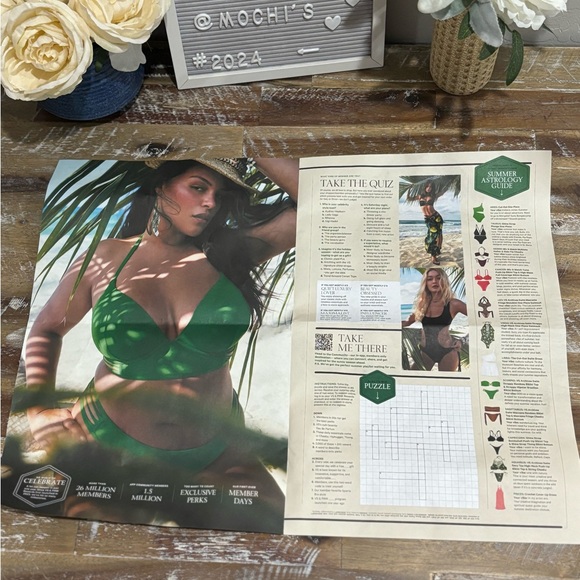 😍👙Victoria’s Secret Colorblock Tote👙😍(limited edition newspaper vol 1) - Picture 9 of 10